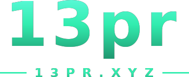 13pr logo